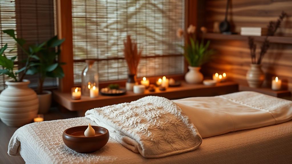 Ayurveda treatment session with herbal medicines and natural healing